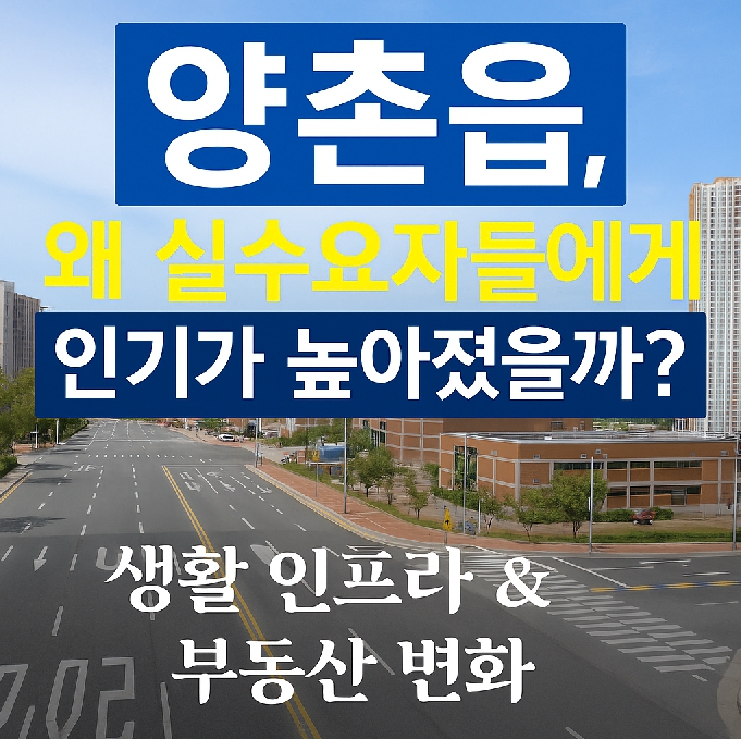 김포 양촌읍 부동산 생활권 변화 요약 썸네일